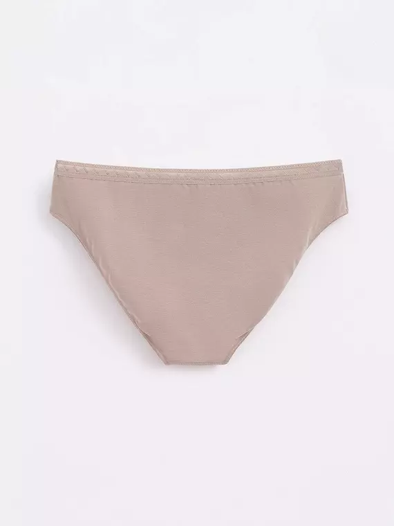 Трусы женские «бикини» из хлопка classic basic lb 1347 cappuccino, , 90/XS, CONTE ELEGANT, - 3