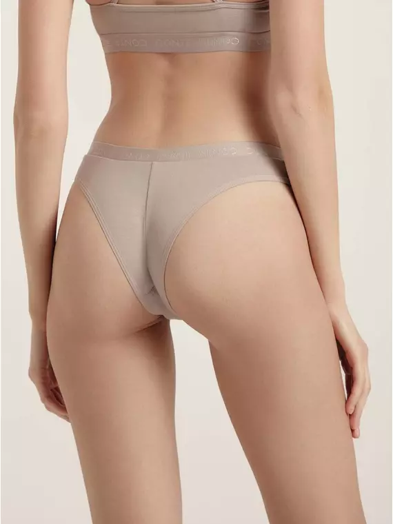 Трусы женские «бразилиана» с v-образной линией талии new luxuries lbr 1334 cappuccino, , 102/L, CONTE ELEGANT, - 2