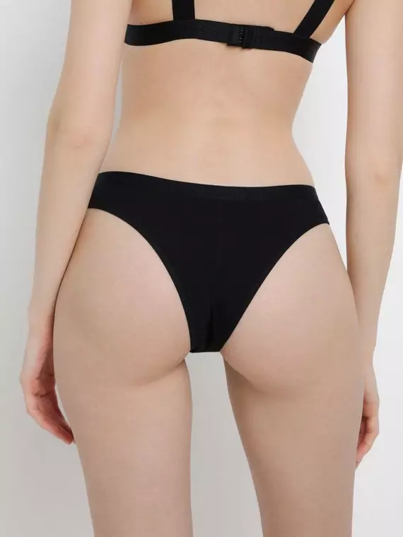 Трусы женские «бразилиана» с v-образной линией талии new luxuries lbr 1334 black, , 94/S, CONTE ELEGANT, - 2