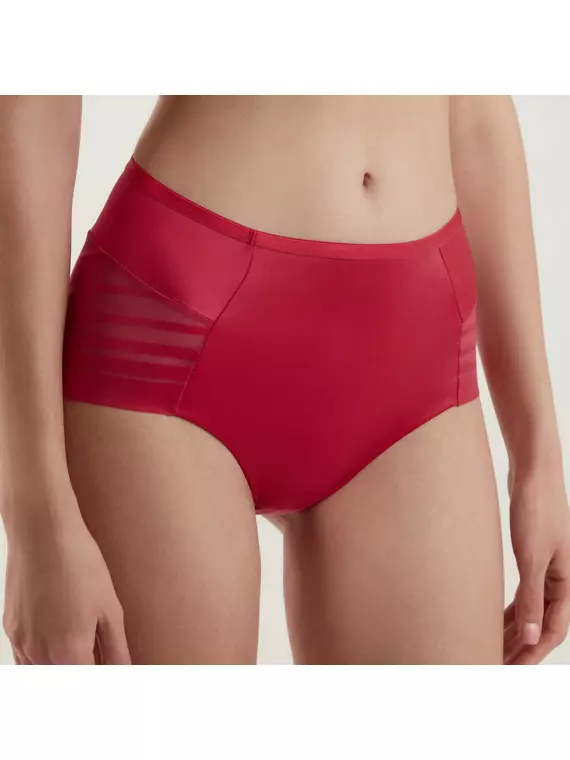 Трусы женские "слип" с высокой линией талии sport glam rp2097 брусника, , 94/S, CONTE ELEGANT, - 2