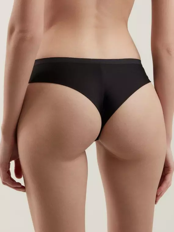 Трусы женские «танга» с низкой линией талии day by day rp6115 черный, 21С-0038КСП, 102/L, CONTE ELEGANT,  - 2