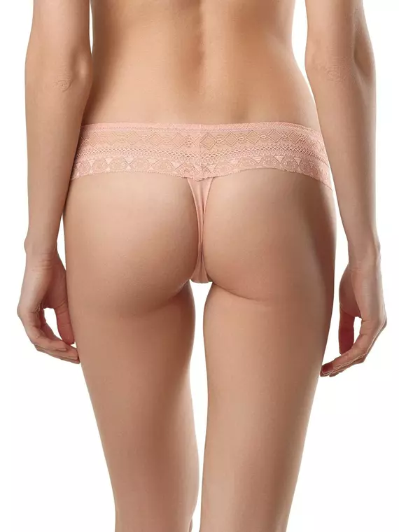 Трусы женские conte "стринг" macramer art lst 776 (в коробке) powder pink, , 90/XS, CONTE ELEGANT, - 2