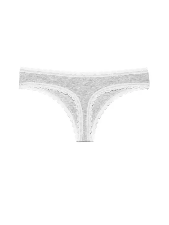 Трусы женские conte "стринг" vintage lst 780 (в коробке) grey-white, 17С-465ТСП, 90/XS, CONTE ELEGANT,  - 4