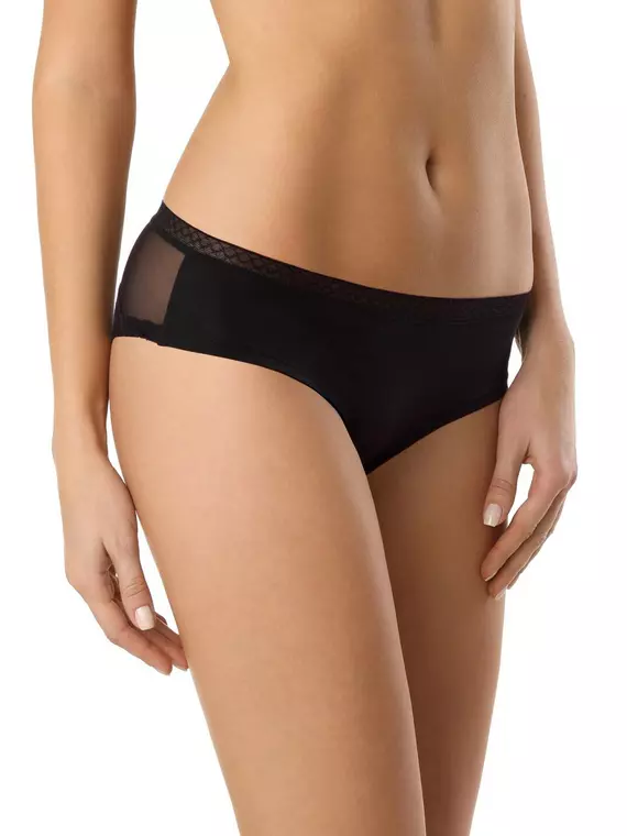 Трусы женские conte "хипстер" charm lhp 804 (в коробке) nero, 17С-489ТСП, 90/XS, CONTE ELEGANT,  - 1