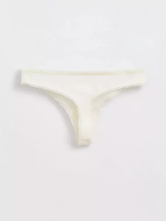 Трусы женские женские "string" basic line lst 2029 (вешалка) ivory, 20С-1091ТСП, 90/XS, CONTE ELEGANT,  - 2