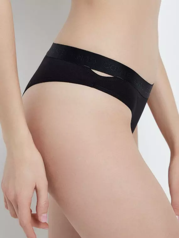 Трусы женские бразилиана new cut lbr 1491 black, , 102/L, CONTE ELEGANT, - 1