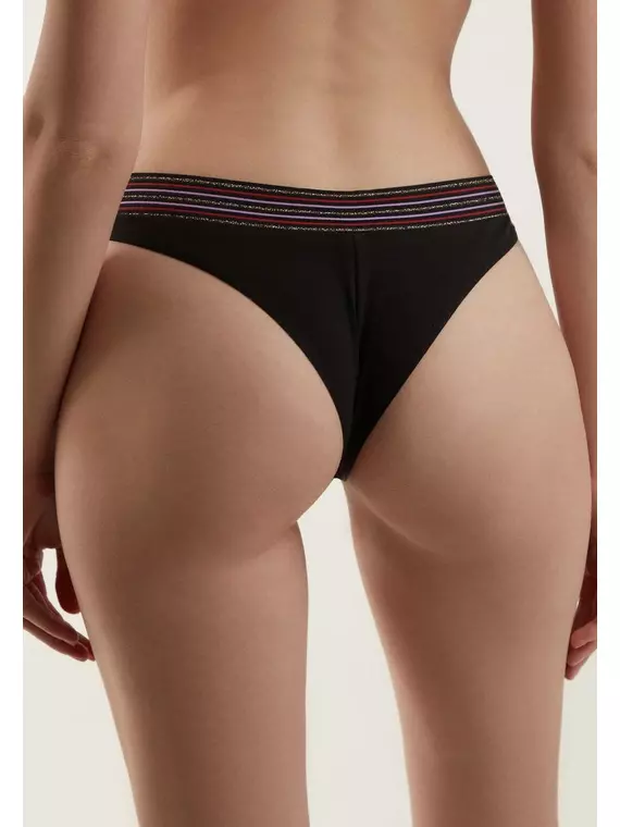 Трусы женские бразилиана new cut lbr 1502 black, , 102/L, CONTE ELEGANT, - 2