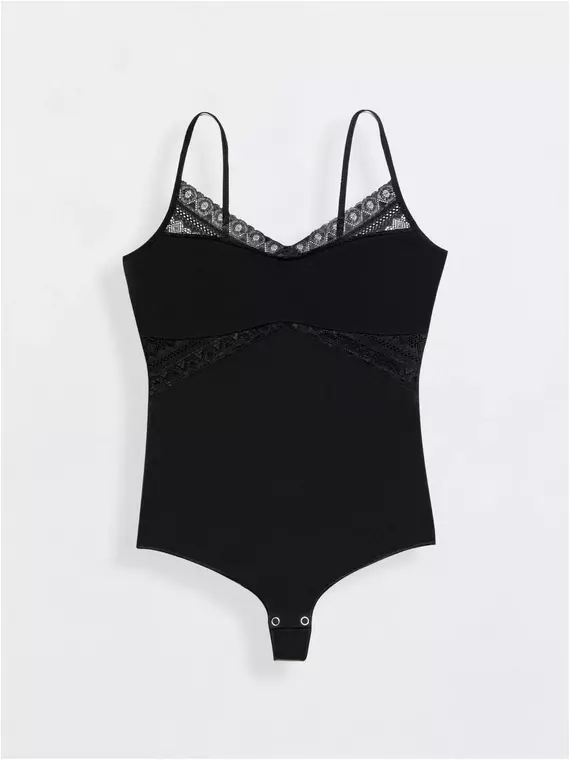 Боди женское conte macramer art lbt 1020 black, 18С-808ТСП, 170-100-106/XL, CONTE ELEGANT,  - 3