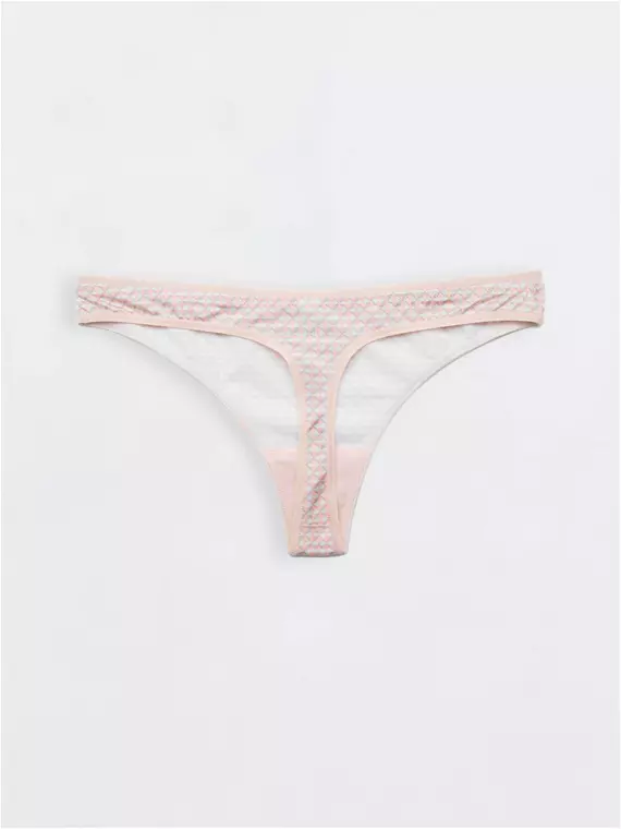 Трусы женские conte "стринг" mosaique rp5038 камея набивной, 17С-0004КСП, 94/S, CONTE ELEGANT,  - 4