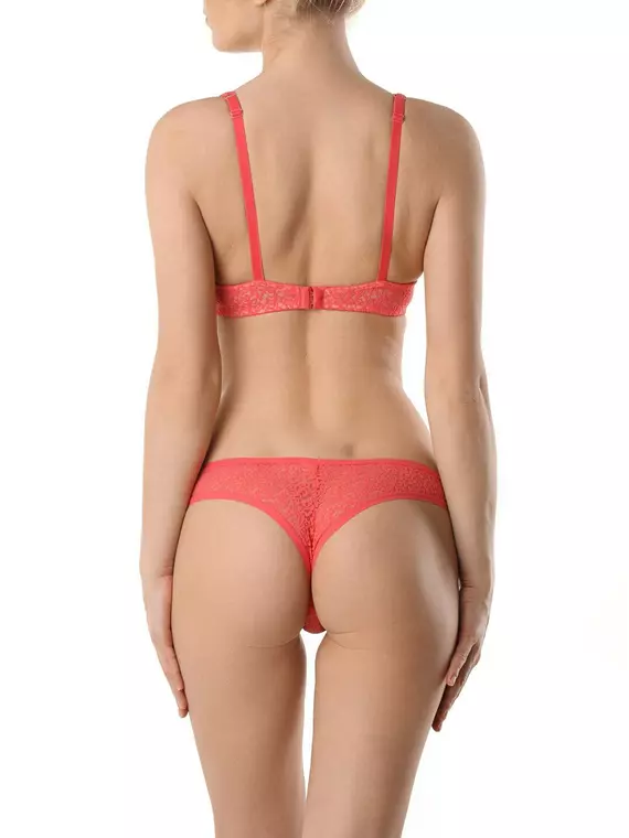 Трусы женские conte "танга" tatouage rp6041 коралл, 16С-0070КСП, 90/XS, CONTE ELEGANT,  - 4