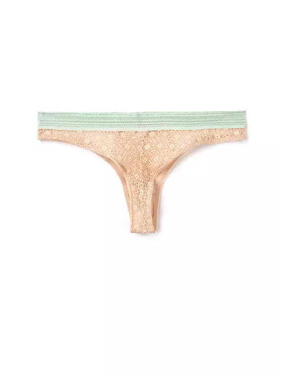 Трусы женские conte "танга" arabesque tp6032 пудра, 18С-0003КСП, 106/XL, CONTE ELEGANT,  - 4