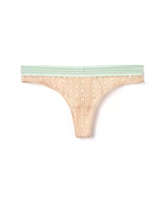 Трусы женские conte "танга" arabesque tp6032 пудра, 18С-0003КСП, 106/XL, CONTE ELEGANT,  - 3