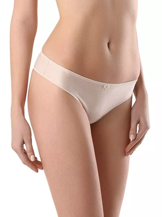 Трусы женские conte "танга" voyage rp6051 пудра, 18С-0031КСП, 102/L, CONTE ELEGANT,  - 1