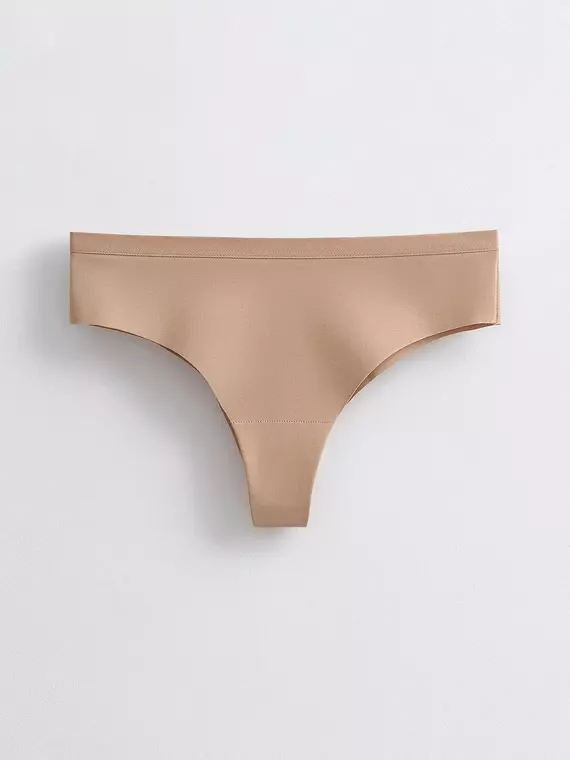 Хлопковые женские трусы «танга» assorti rp6107 телесный, 20С-0041КСП, 102/L, CONTE ELEGANT,  - 3