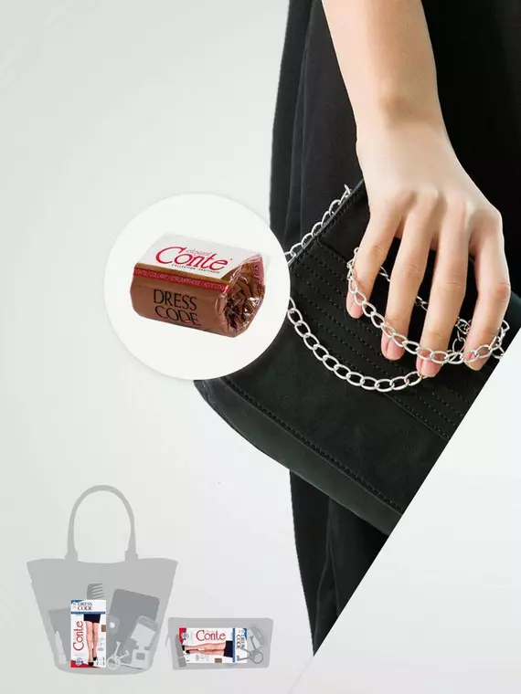 Колготки женские conte dress code 15 den (3 штуки), 8С-59СПД, 3, CONTE ELEGANT,  - 5