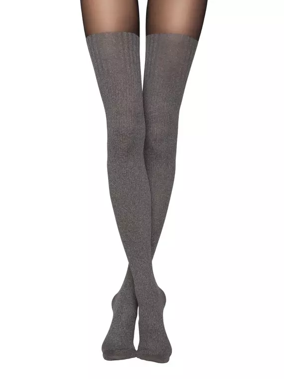 Колготки женские conte demi grey-grafit, , 2, CONTE ELEGANT, - 2