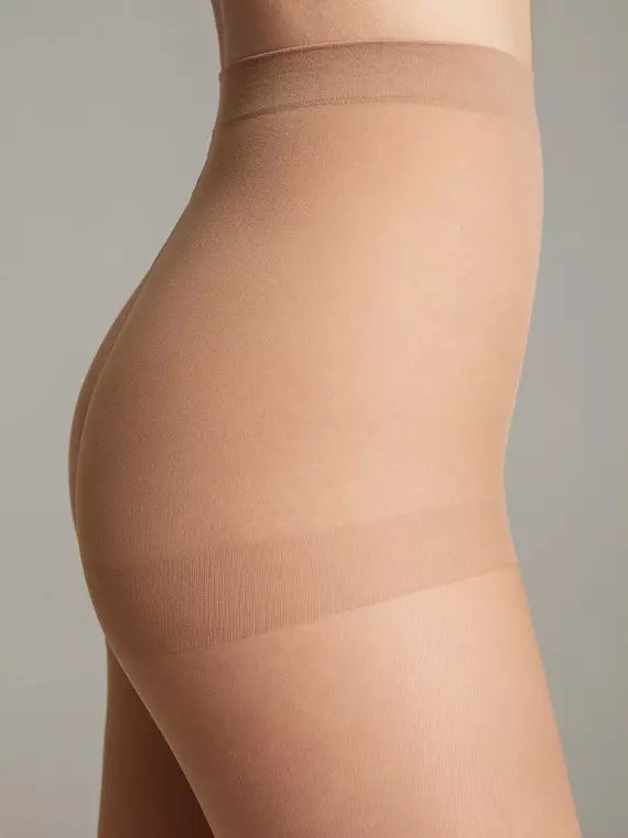 Полуматовые колготки с усиленным торсом conte solo 15 den beige, 17С-89СП, 4, CONTE ELEGANT,  - 3
