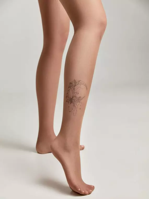 Колготки tattoo conte moon art 004 bronz, 20С-17СП, 3, CONTE ELEGANT,  - 2