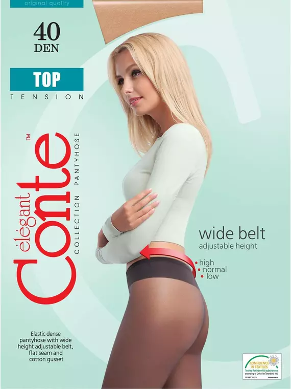 Колготки женские conte top 40 den bronz, 8С-64СП, 2, CONTE ELEGANT,  - 6