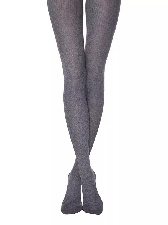 Меланжевые женские колготки conte story grey, , 3, CONTE ELEGANT, - 2