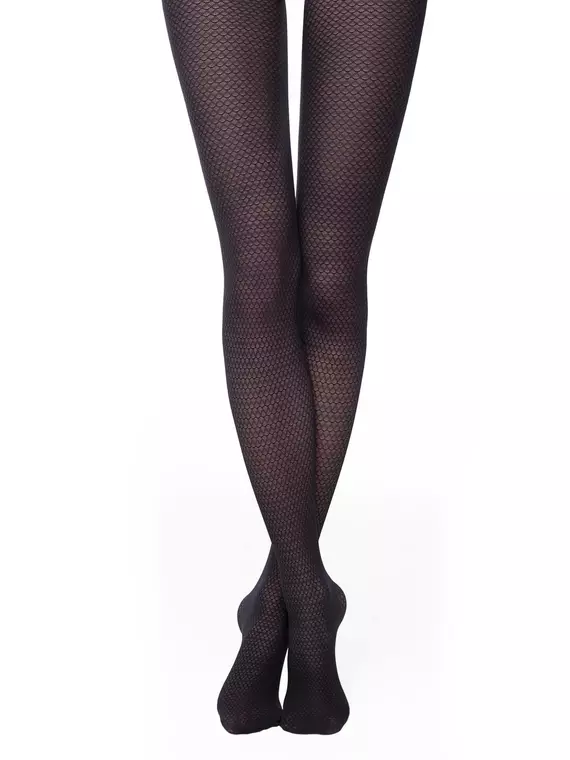 Колготки женские с ажурным рисунком mania nero, 19С-11СП, 2, CONTE ELEGANT,  - 2