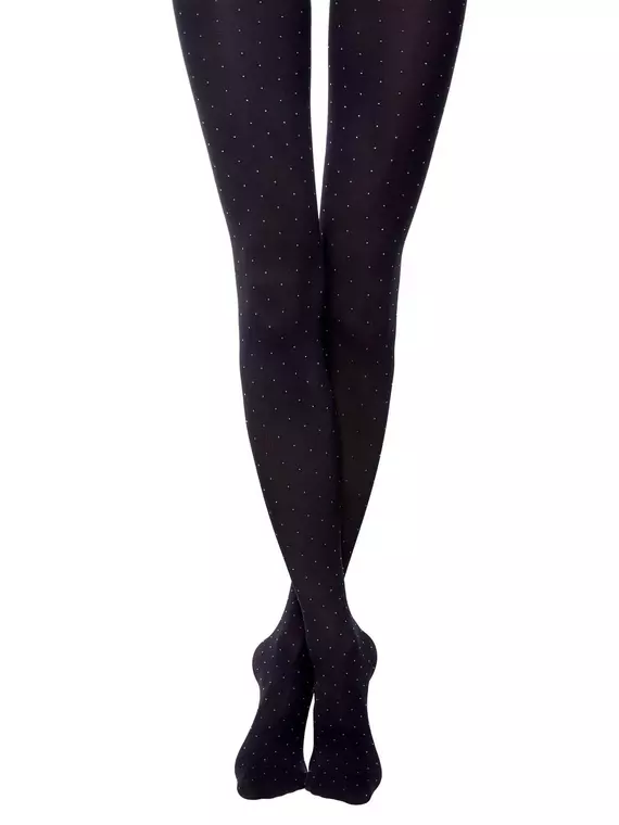 Фантазийные колготки с рисунком "точки" point nero, 19С-10СП, 3, CONTE ELEGANT,  - 3