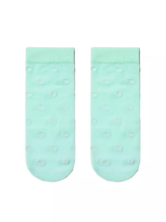 Носки женские в горошек fantasy 16с-124сп turquoise, 16С-124СП, 36-39 (23-25), CONTE ELEGANT,  - 2