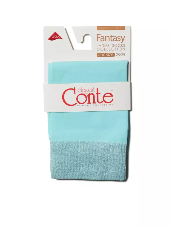 Носки женские conte fantasy (люрекс) 16с-128сп turquoise, 16С-128СП, 36-39 (23-25), CONTE ELEGANT,  - 3