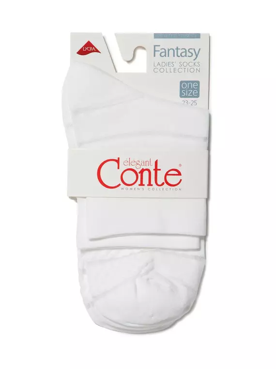 Носки женские conte fantasy bianco, 16С-85СП, 36-39 (23-25), CONTE ELEGANT,  - 3