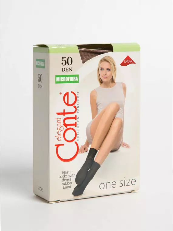 Носки женские conte microfibra 50 (1 пара), 8С-10СП, 36-39 (23-25), CONTE ELEGANT,  - 2