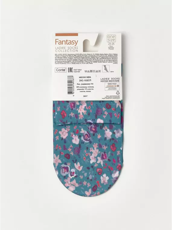 Носки женские conte fantasy с рисунком 755 mix, 20С-102СП, 36-39 (23-25), CONTE ELEGANT,  - 5
