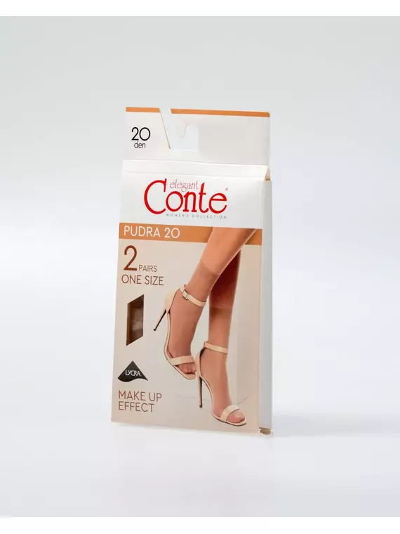 Носки женские conte pudra (2 пары), 21С-184СП, 36-39 (23-25), CONTE ELEGANT,  - 1