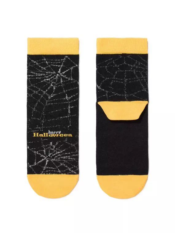 Носки женские conte classic (стразы, люрекс) 285 черный-желтый, 17С-46СП, 38-39 (25), CONTE ELEGANT,  - 2