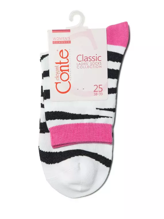Носки женские conte elegant classic 149 белый, , 36-37 (23), CONTE ELEGANT, - 3