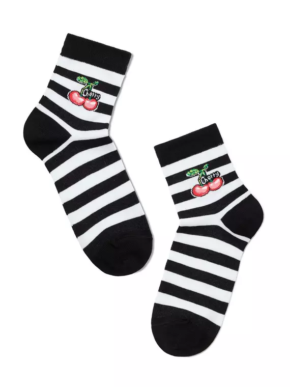 Носки женские conte classic 108 черный-белый, 7С-22СП, 36-37 (23), CONTE ELEGANT,  - 2