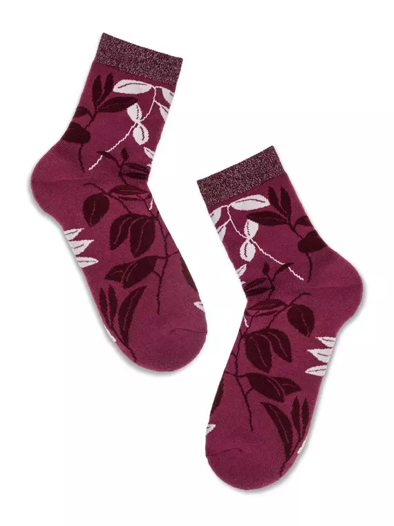 Махровые женские носки comfort 213 лиловый, 17С-64СП, 38-39 (25), CONTE ELEGANT,  - 2