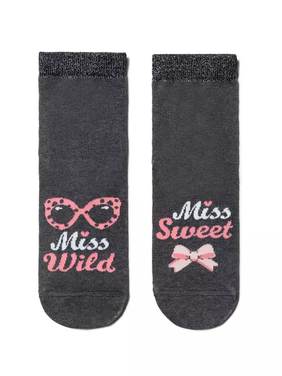 Носки женские conte happy 127 темно-серый, 17С-21СП, 36-39 (23-25), CONTE ELEGANT,  - 2