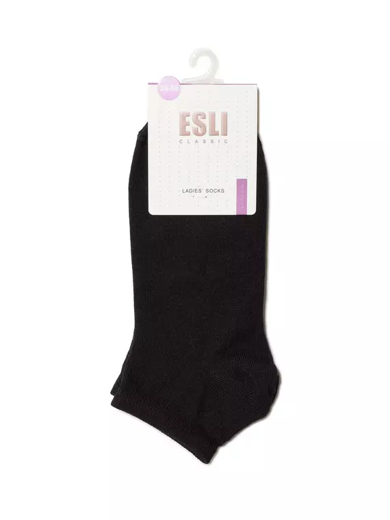 Носки женские esli classic (короткие) 000 черный, 14С-116СПЕ, 38-39 (25), ESLI,  - 3
