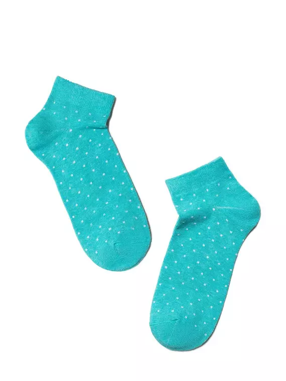 Носки женские esli classic (короткие, 2 пары) 802 розовый-бирюза, 14С-116СПЕ, 38-39 (25), ESLI,  - 4