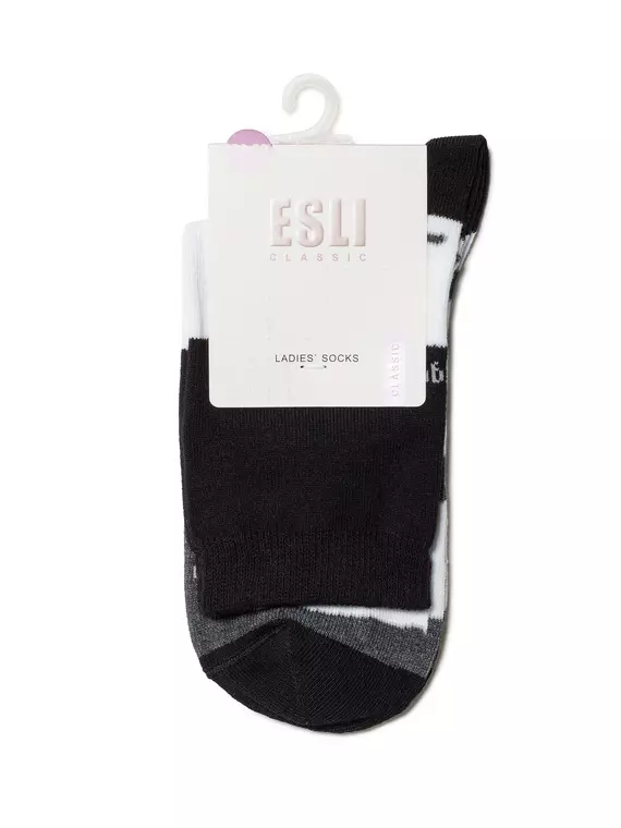 Носки женские esli classic 114 темно-серый, 15С-20СПЕ, 36-37 (23), ESLI,  - 3