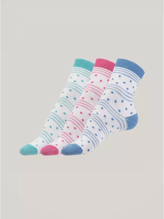 Носки женские esli classic 090 белый-бирюза, 15С-2СПЕ, 38-39 (25), ESLI,  - 2