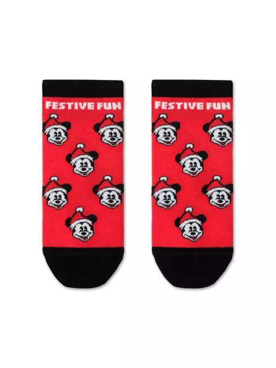 Новогодние женские носки conte new year disney 648 красный, 21С-74СПМ, 36-39 (23-25), CONTE ELEGANT,  - 4