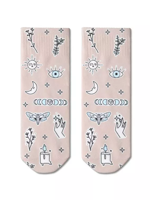 Носки женские conte fantasy (короткие, печать) 331 бежевый, 21С-112/1СП, 36-39 (23-25), CONTE ELEGANT,  - 2