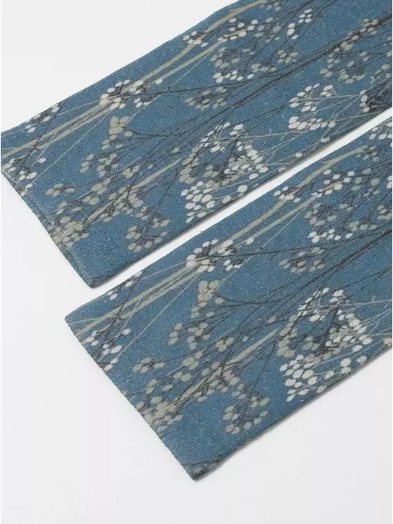 Носки женские с принтом из смесовой пряжи с хлопком и льном fantasy 404 джинс, 20С-107СП, 36-39 (23-25), ,  - 4