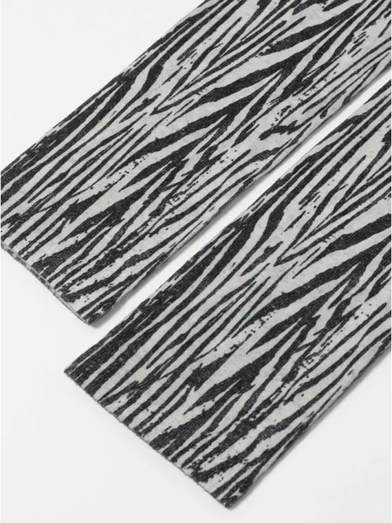 Носки женские с принтом из смесовой пряжи с хлопком и льном fantasy 405 бежевый, 20С-107СП, 36-39 (23-25), ,  - 5