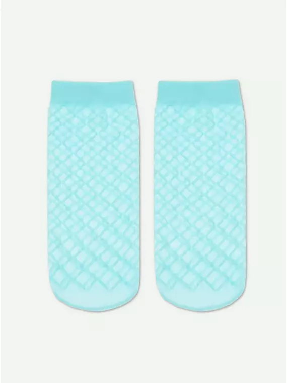 Носки женские в крупные ромбы conte 21с-145сп turquoise, 21С-145СП, 36-39 (23-25), CONTE ELEGANT,  - 2