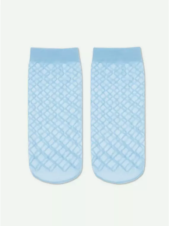 Носки женские в крупные ромбы conte 21с-145сп light blue, 21С-145СП, 36-39 (23-25), CONTE ELEGANT,  - 2
