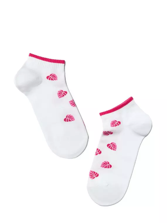 Носки женские короткие хлопковые classic 185 белый, 7С-34СП, 38-39 (25), CONTE ELEGANT,  - 2