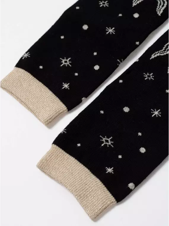 Носки женские хлопковые happy 355 черный, 18С-227СП, 36-39 (23-25), CONTE ELEGANT,  - 5