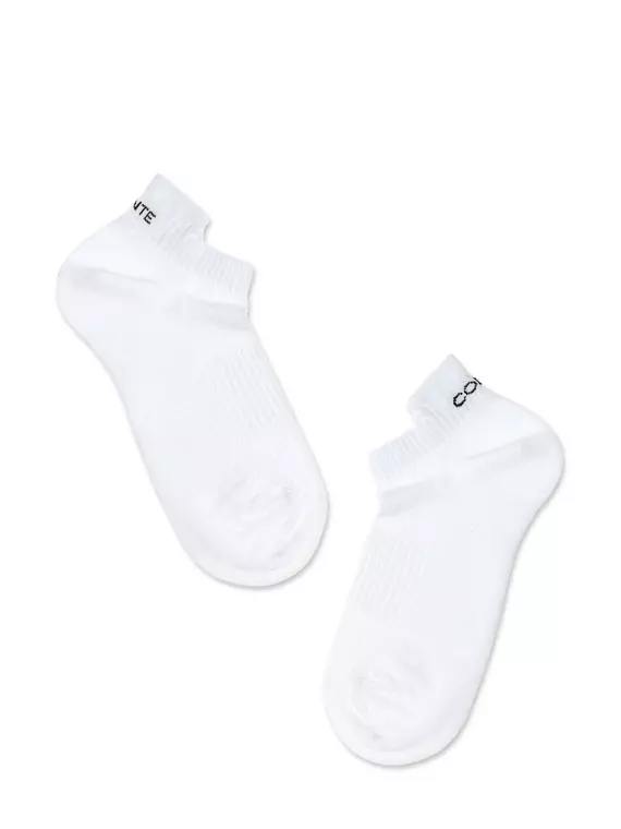 Ультракороткие женские хлопковые носки active с «язычком»  205 белый, 19С-245СП, 36-38 (23-25), CONTE ELEGANT,  - 3